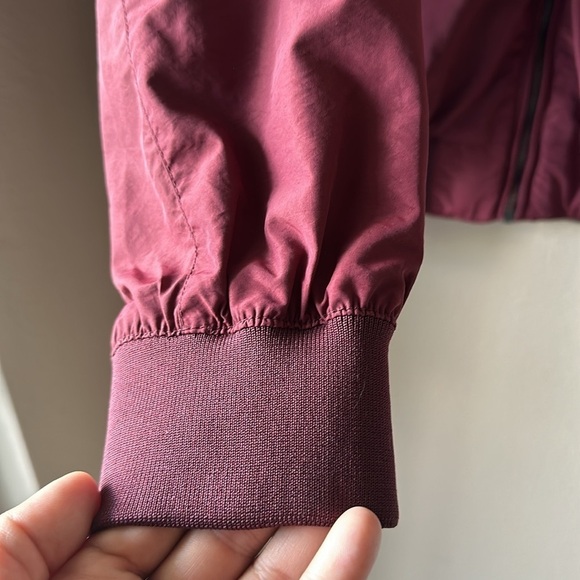 H&M Burgundy Long Sleeve Men’s Bomber Jacket - Picture 6 of 8